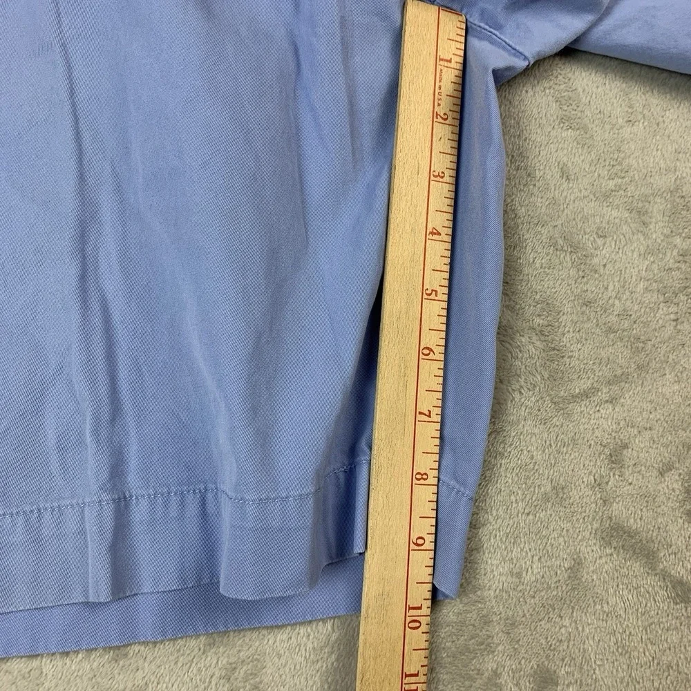 Polo Ralph Lauren Shorts Mens 38 Blue Chino Flat Front Cotton Preppy Casual